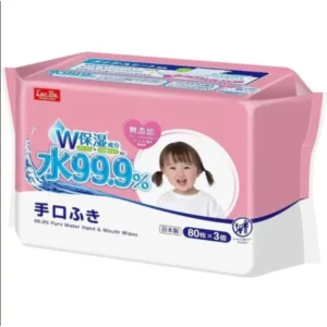 Lec.Be 99% Kūdikių drėgnos rankų servetėlės rankoms ir veidui 240vnt (80x3)