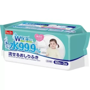 Lec.Be 99,9% suyrančios drėgnos kūdikių servetėlės su kalogenu 60 vnt