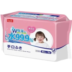 Lec.Be 99% Kūdikių drėgnos rankų servetėlės rankoms ir veidui 80vnt(80x1)